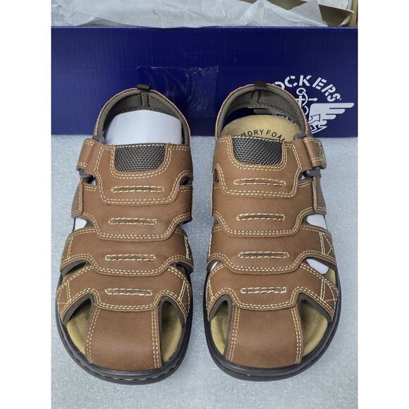 Men\'s Sandals Dockers Searose Sandal Rust / Brown Size 7M New In Box main image 5